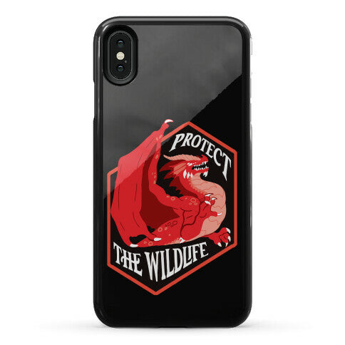 Protect The Wildlife Red Dragon Phone Case